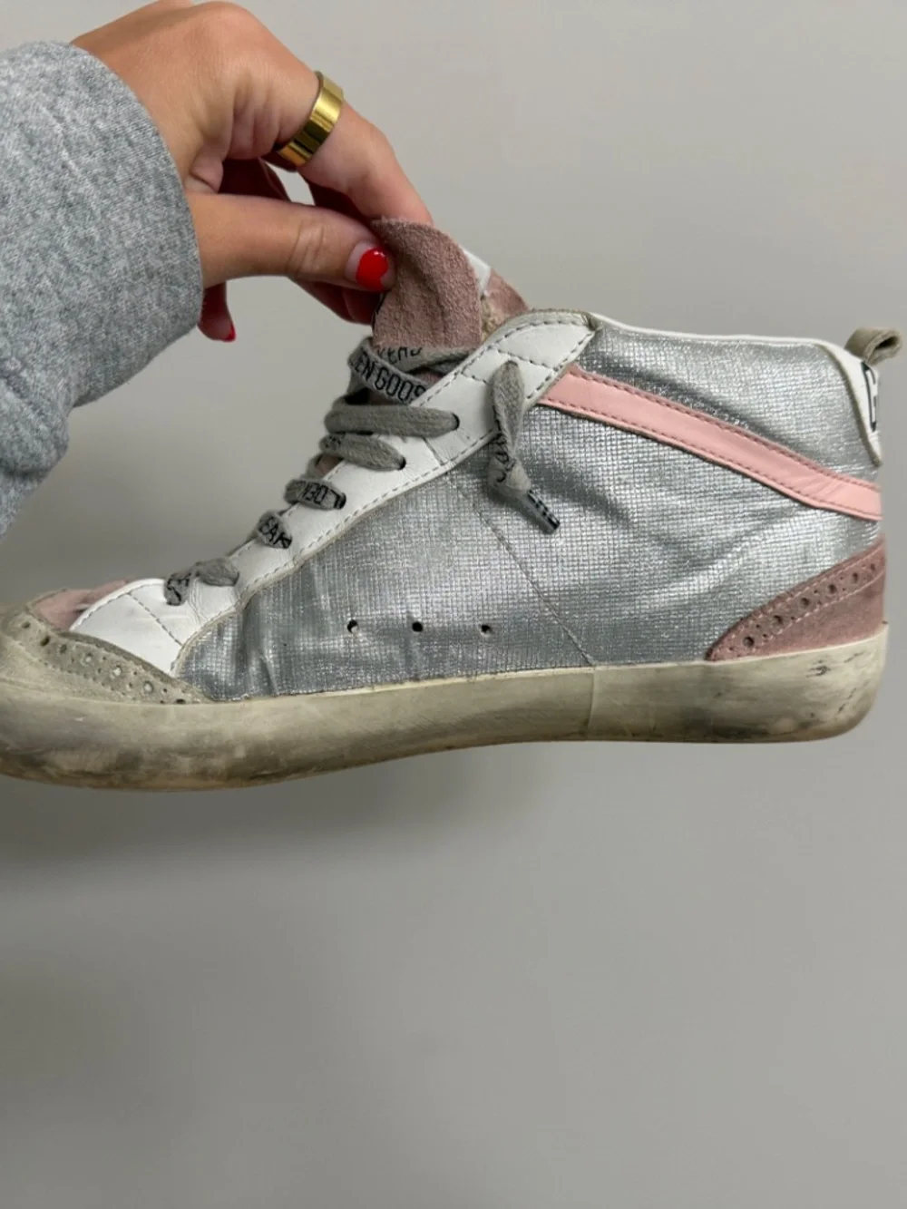 Silver Golden Goose Midstars